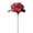Red, variant on Meiiso 11 Fork Simulated Red Hydrangea (Hydrangea Stem, Dark Blue Artificial Flower), Artificial 11 Branch White Hydrangea Flower, Hydrangea Single Flower for Home Arrangement Wedding Decoration