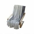 thumbnail image 4 of Winter Soft Flannel Fleece Throw Blanket, Cold Season Scene in a Park Trees Foggy Misty Blurry Ice Freezing Weather Image, Cozy Plush for Indoor and Outdoor Use, 50" x 70", White, by Ambesonne, 4 of 6
