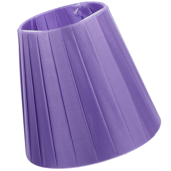 WHAMVOX  Lilac Lampshades for Table Clip on Fabric Sturdy Trustworthy