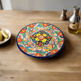thumbnail image 3 of 10" Talavera Dinner Plate | Colorful Mexican Dinnerware (Setof20), 3 of 5