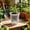 B, variant on Watering Orchid Pot, 8 Inch Clear Breathable Plastic Planter with Water Reservoir for Indoor Phalaenopsis Plants Root Control Pot