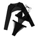 thumbnail image 2 of Gibobby Trajes de baño mujer una pieza Traje de baño Monokini para mujer Traje de baño sexy con cuello en V profundo Sujetador Trajes de baño de color só(Negro,G), 2 of 4