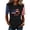 Black, variant on Women's 250th Anniversary USA Shirt Independence Day Top 4th of July Shirts America 250 Merchandise Crew Neck Flag Graphic Tee