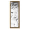 thumbnail image 2 of ArtToFrames 12" x 37" Muted Gold Glow Picture Frame, 12x37 inch Gold MDF Poster Frame (WOM-4680),  Pack, 2 of 8