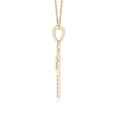 thumbnail image 2 of ANGARA Natural Diamond Cross and Infinity Pendant in 14K Yellow Gold for Women (Size-0.9mm| Color-K| Clarity-I3) | April Birthstone, Anniversary, Jewelry Gift for Women | Natural Diamond Necklace, 2 of 9