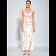 thumbnail image 4 of Vestidos Largos de Verano Y2K con Encaje, Retazos, , Estampado Floral, Escote Corazón, Espalda Descubierta y Abertura para Mujer Rosa M, 4 of 8