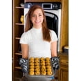thumbnail image 5 of GREVY Black 2 Cotton Oven Mitts 2 Cotton Pot Holders Wrapping Gift Set, 5 of 7