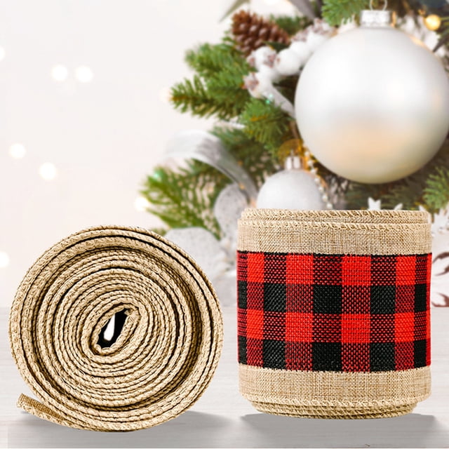 Cintas de tela de celosíaenvoltura de regalo con lazodecoración de Navidadaccesorios de bricolaje hechos a mano Ndcxsfigh Para estrenar