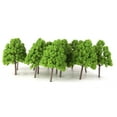 thumbnail image 3 of STARTIST 50x Leaf Grass+20x Cypress Tree Models 1/75-1/150 HO Scale Diorama Toy, 3 of 9