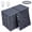 Gray, variant on Eurhowing 25Pcs Interlocking Deck Tiles 12"x12", DIY Patio Flooring, Outdoor Waterproof Plastic Tiles for Balcony Garden Poolside Backyard, Brown