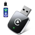 thumbnail image 1 of Mini Adaptateur Sans Fil CarPlay pour iPhone, 2 en 1 pour Apple CarPlay et Android Adaptateur Auto, Convertir Filaire en Sans Fil, Brancher et Utiliser, USB vers U, 1 of 7