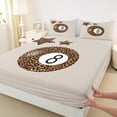 thumbnail image 3 of Manfei Billiard Lover Bed Sheets,Boys Ball Geme King Sheets,Leopard Print Sheet Set For Kids,Ultra Soft Home Decor,4-Piece, 3 of 7