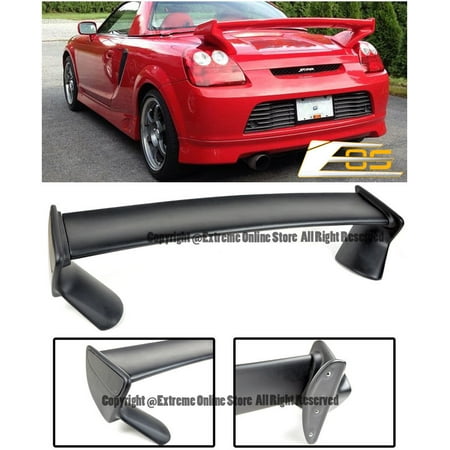 - TRD Style FiberGlass Unpainted Black Rear Trunk Lid Wing Spoiler Lip For 00-06 Toyota MRS MR2 Spyder 2000 2001 2002 2003 2004 2005 2006 00 01 02 03 04 05 06