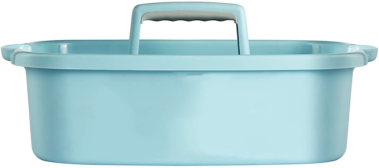 Plastic Shower Caddy Tote, Portable Storage Caddy Basket Organizer with