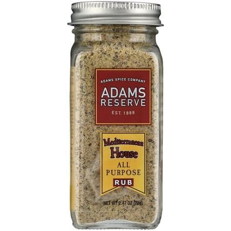 Adams Reserve Mediterranean House All Purpose Rub - 2.47 oz Packaging may vary