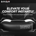 thumbnail image 4 of N-GEN White Gaming Chair, Flip-up Armrest Computer Chair Ergonomic Office Chair PU Leather Desk Chair Executive Adjustable Swivel Task Chair, 4 of 8