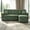 Dark Green, variant on AUU Breathable Fabric L-Shaped Sleeper Sectional Sofa – Pull-Out Bed, Reversible Chaise & Storage, Convertible Sofa Bed for Small Spaces, Living Room Furniture