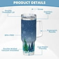 thumbnail image 5 of Fotbe Christmas Trees Pattern 40oz Ice Bully With Handle And Straw Stainless Steel Vacuum Insulated Cup And 2 In 1 Straw Lid, 5 of 8