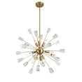 thumbnail image 5 of Woodbridge Lighting Stardust 9-light Steel & Glass Sputnik Chandelier in Nickel, 5 of 5