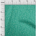 thumbnail image 2 of oneOone Georgette Viscose Sea Green Fabric Conversational Print Sewing Craft Projects Fabric Prints By Yard 42 Inch Wide, 2 of 4
