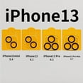 thumbnail image 2 of Xingzhi Protecteur d'Écran pour Objectif de Caméra Résistant aux Rayures en Verre Trempé Compatible pour iPhone 13 Type 3, 2 of 9