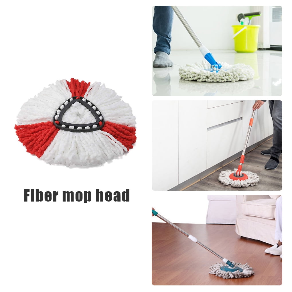 4Pcs Replacement Head Home Cleaning Mopping Wring Spin Mop Refill For O-Cedar 