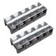 thumbnail image 5 of Regleta De Terminales De Filas Dobles, Regleta De Terminales Cubierta De Filas Dobles 2 Piezas Niquelado Universal Para Circuitos Electrónicos Para Máquinas, 5 of 8