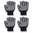 thumbnail image 2 of Gants de Cuisson, Mitaines de Four Haute Température Résistant 4Pcs pour Barbecue pour Cuisine Rose Rouge Silicone Rose Bord Rouge, Blanc Silicone Bord Rose, 2 of 8