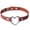Brown, variant on CILENON Punk Leather Neck Chain Collar Heart Love Jewelry Female Neck Clavicle Chain (Black,One Size)