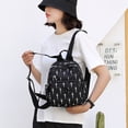 thumbnail image 2 of Mochila para mujer de gran capacidad, estilo floral, mochila de varias capas a la moda, 2 of 6