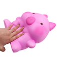 thumbnail image 4 of Squishy de cerdo rosa de gran tamaño Oso de Fresa de rebote lento, 4 of 4
