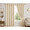 Beige, variant on Zudo Homes Modern Beige Textured Vertical Geometric Pattern Rod Pocket Room Darkening Bay Window Curtain Sets Curtains, 44 In x 60 In (2 Panels)