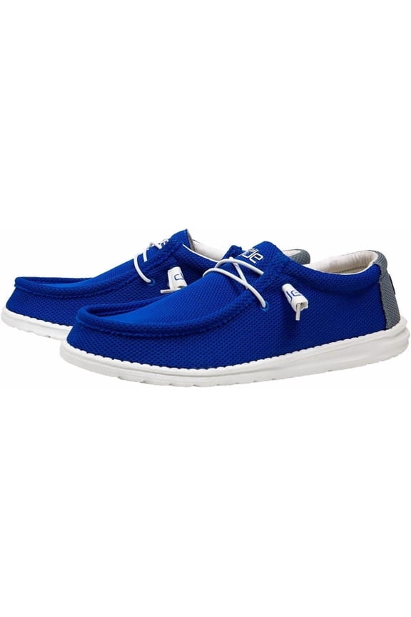 Hey Dude Wally Sox Go Blue Shoes