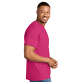 thumbnail image 3 of Gildan Dryblend T-Shirt, Men's Short Sleeve Crewneck Blank Tee for Arts and Crafts, Heliconia, 2XL, 3 of 5