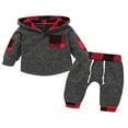thumbnail image 1 of Baby Girl Hooded Sweatershirt Tops Pants 2PCS Set, 1 of 5