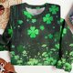 thumbnail image 1 of Xuyuer St. Patrick's Day Sweatshirt for Women Irish Shamrock Pullover Shirts Tops Raglan Sleeve Lucky Leaf Clover Shirt Women St. Patrick's Day Sweatshirts, 1 of 7