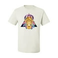 thumbnail image 2 of Lion Throne King Crown Animal Lover Men's Graphic T-Shirt, White, 3XL, 2 of 3