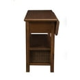 thumbnail image 2 of Convenient Wooden Kitchen Cart With Storage Drawers Brown - Saltoro Sherpi, 2 of 7