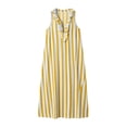 thumbnail image 5 of zbxnLI Striped Maxi Dress for Women Ruffle V Neck Sleeveless Tank Dresses Loose Casual Vacation Long Sundress, 5 of 6