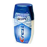 Crest Whitening Plus Scope Toothpaste, Liquid Gel Cool Peppermint - 4.6 Oz, 2 Pack