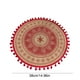 thumbnail image 3 of Manteles Individuales Navideños Redondos Tejidos | Diseño de Reno con Copos de Nieve Rojos y Multicolor | Manteles Resistentes Al Calor | Protectores de Mesa de Nailon para Fiestas | para Fiestas En, 3 of 6