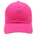 thumbnail image 5 of Hot Pink buckle closure unisex casual cotton basic baseball cap, 5 of 6