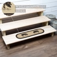 thumbnail image 4 of VHC Brands Farmhouse Flooring Miller Farm Charcoal Pig Jute Latex Backing Stenciled Nature Print Oval Stair Tread, Bleached White, 4 of 8