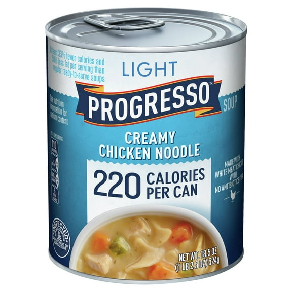 2 Pack - Progresso Light Creamy Chicken Noodle Soup 18.5 oz Package May Vary