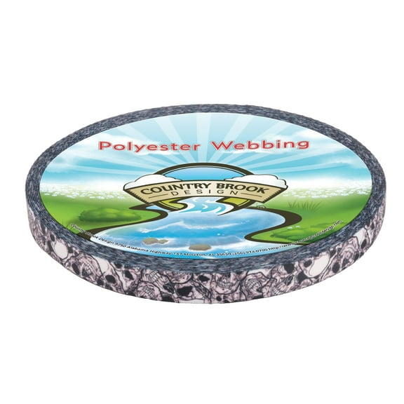 Country Brook Design® Phantom Skulls Lite Tape (1/2 Inch, 20 Yards)