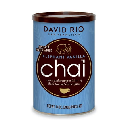 David Rio Elephant Vanilla Chai, Powdered Tea, 14