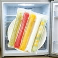thumbnail image 4 of 100 Disposable Ice Popsicle Mold Bags| BPA Free Freezer Tubes With Zip Seals | For Healthy Snacks, Yogurt Sticks, Juice & Fruit Smoothies, Ice Candy Pops, 4 of 5