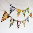 thumbnail image 5 of Pancarta de Feliz Cumpleaños de animales de Safari, banderín de aluminio, globos de animales para niños, decoración de fiesta temática de jungla, Safari, Zoo, juguete（1pc7, 5 of 5