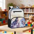 thumbnail image 2 of Jeiento Wild Wolf Lightweight Toddler Backpack for Preschool, 13.5 Inch Kids School Bag for 2-5 Year Old Boys, Bookbag with 2 Side Mesh Pockets, 2 of 7