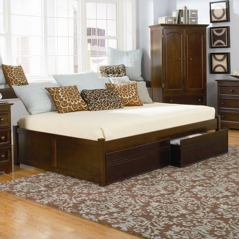 Atlantic Furniture Concord Flat Panel Wood Twin Daybed - Walmart.com Atlantic Furniture Concord Flat Panel Wood Twin Daybed - Walmart.com